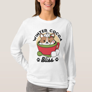 Winterkakaoglas - Niedlicher Hund im Design von Ta T-Shirt