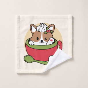 Winterkakaoglas - Niedlicher Hund im Design von Ta Waschlappen