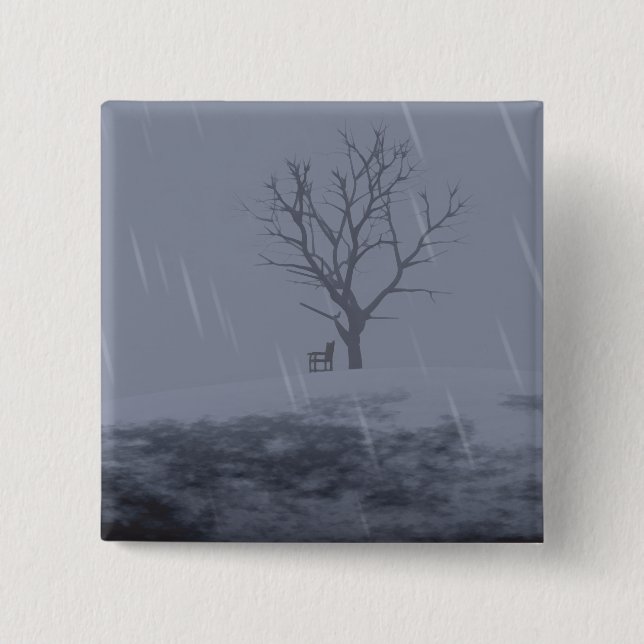 Winterkälteknopf Button (Vorderseite)