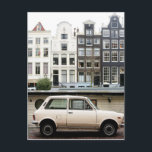 Winterkanalszene von Amsterdam Postkarte<br><div class="desc">Hallo ! Hoffe,  dass dir dieses Foto,  das ich genommen habe! Füge deinen eigenen Text hinzu und Karo meine Shops für mehr!</div>