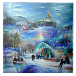 Winterkarneval Fliese