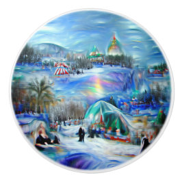 Winterkarneval Keramikknauf