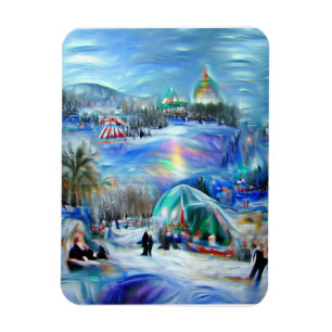 Winterkarneval Magnet