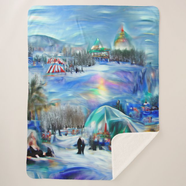 Winterkarneval Sherpadecke (Vorderseite)