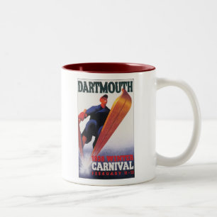 Winterkarneval von Dartmouth 1938 Zweifarbige Tasse