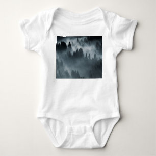 Winterkarpaten: Sonnenaufgang Berglandschaft Baby Strampler