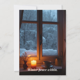 Winterkarte Feiertagskarte