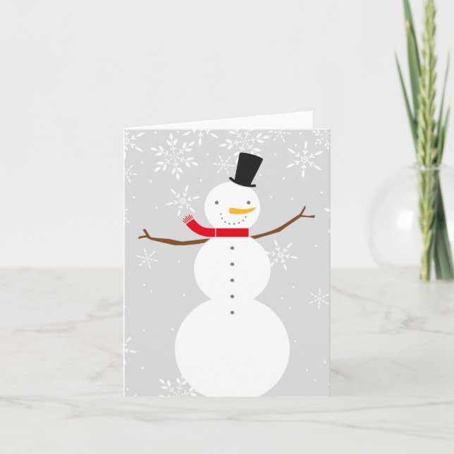 Winterkarte Feiertagskarte (Vorderseite)