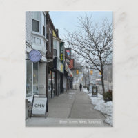 Winterkarte in der Bloor Street West, Toronto