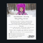 Winterkind, Babysitter, Tagesbetreuung, Kinderzimm Flyer<br><div class="desc">Winterkind,  Babysitter,  Tagesbetreuung,  Kinderzimmer-Werbe-Flyer beim Business Card Store.</div>