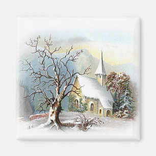 Winterkirche Magnet