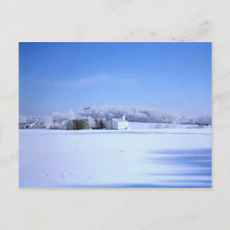 Winterkirche Postkarte