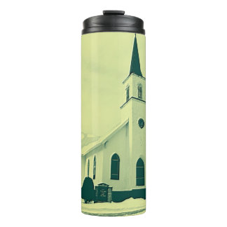 Winterkirche Thermosbecher