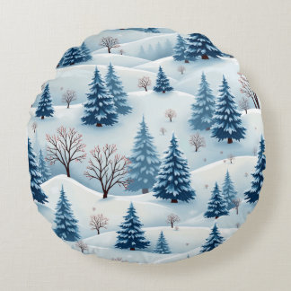 Winterkissenpolster Rundes Kissen