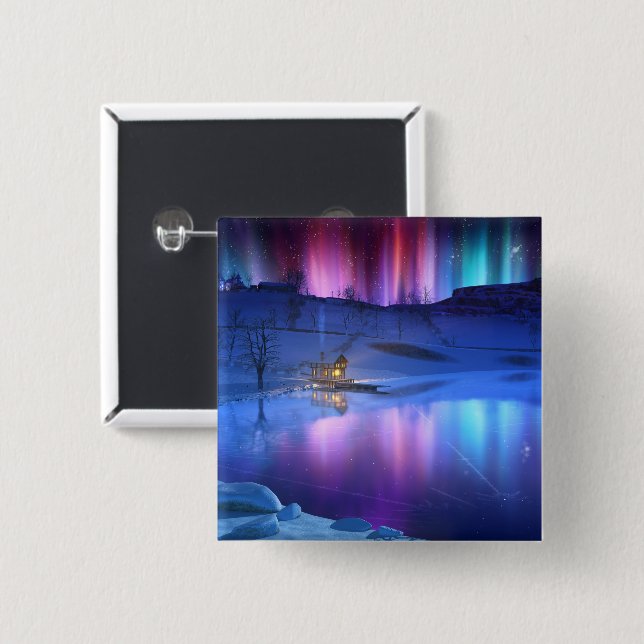 Winterknopf Button (Vorne & Hinten)