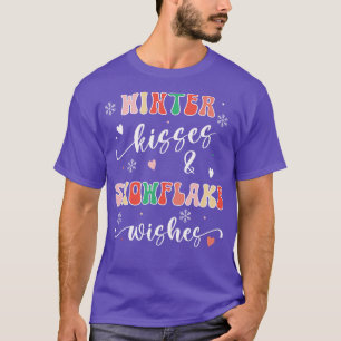 Winterküsse und Schneeflocken Wünsche 1 T-Shirt