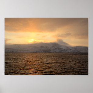 Winterküste Norwegens Poster
