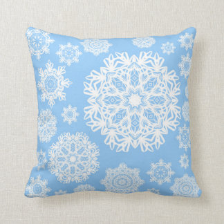 Winterland Blau-Kissen Kissen