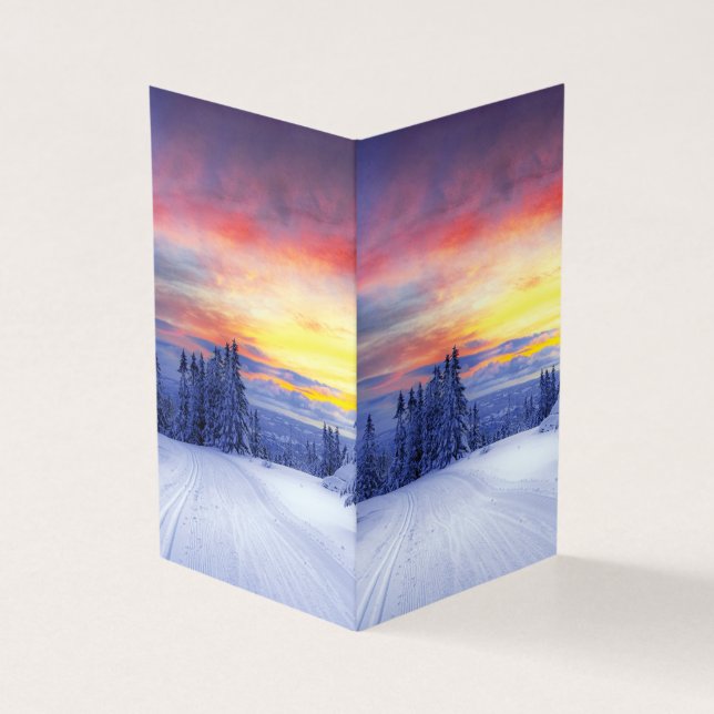 Winterlandschaft (Vorderseite)