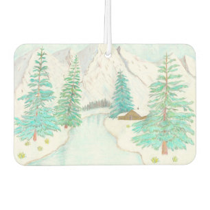 Winterlandschaft Autolufterfrischer