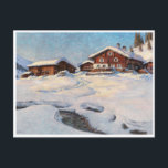 Winterlandschaft bei Davos Postkarte<br><div class="desc">Winterlandschaft bei Davos ist ein Gemälde von Franz Holper (Österreich,  1862-1935). Passen Sie es mit Ihren eigenen Daten an. Für weitere Anpassungen klicken Sie bitte auf den Link "Personalisieren" und verwenden Sie unser Design-Tool,  um diese Vorlage zu ändern.</div>
