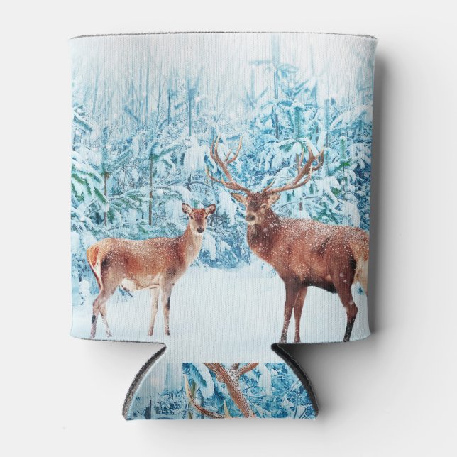 Winterlandschaft bei Snowy Dee Dosenkühler (Vorderseite)
