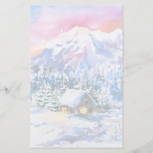 Winterlandschaft Briefpapier