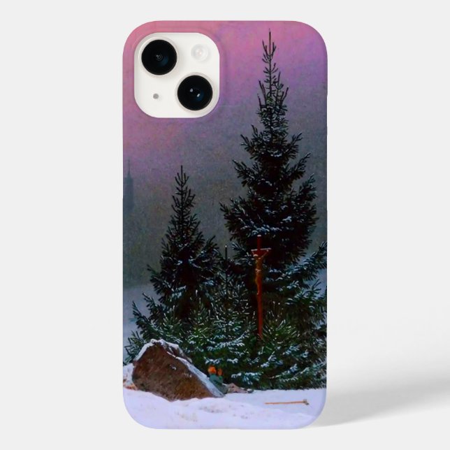 Winterlandschaft Caspar David Friedrich Case-Mate iPhone 14 Hülle (Rückseite)