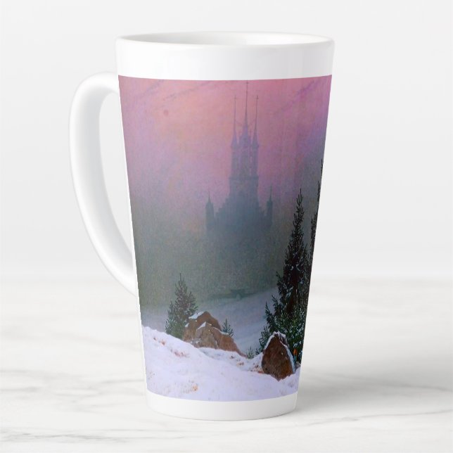 Winterlandschaft Caspar David Friedrich Milchtasse (Linke Ecke)