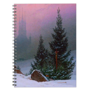 Winterlandschaft Caspar David Friedrich Notizblock