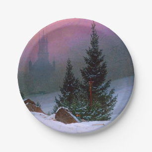 Winterlandschaft Caspar David Friedrich Pappteller
