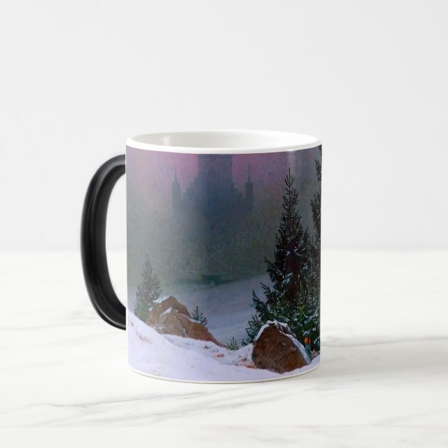 Winterlandschaft Caspar David Friedrich Verwandlungstasse (Vorderseite Links)