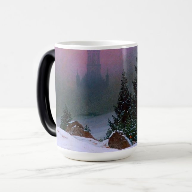 Winterlandschaft Caspar David Friedrich Verwandlungstasse (Vorderseite Links)