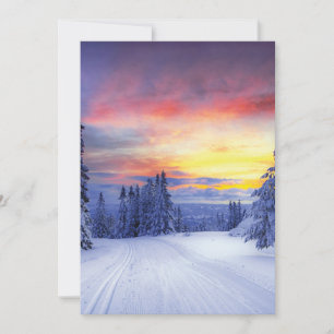 Winterlandschaft   einladung
