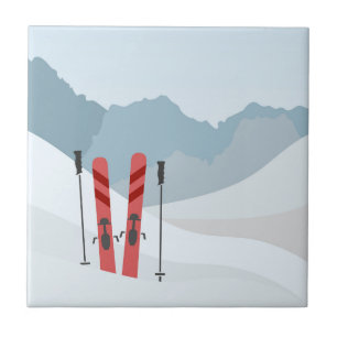 Winterlandschaft Fliese