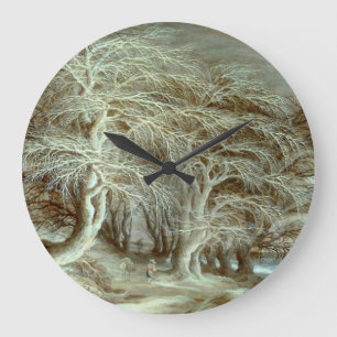 Winterlandschaft Gijsbrecht Leytens Große Wanduhr