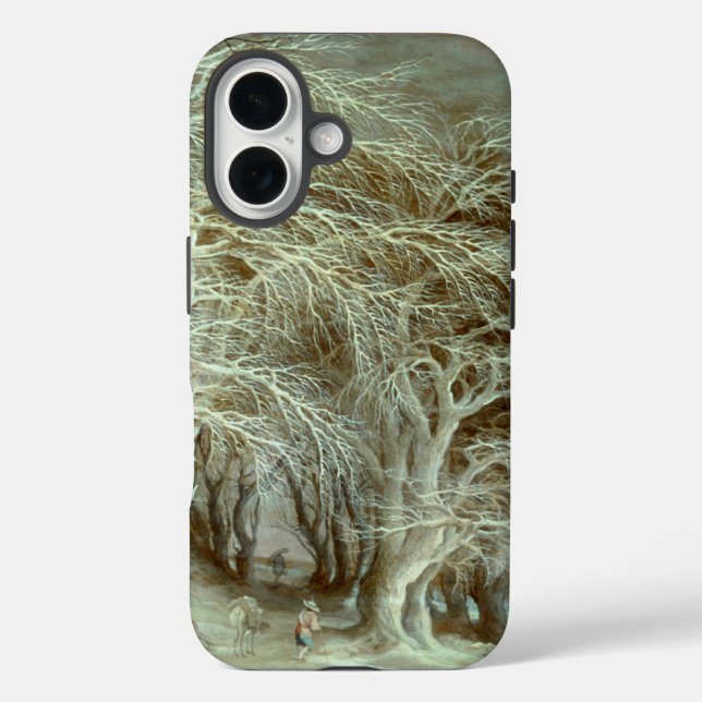Winterlandschaft Gijsbrecht Leytens iPhone 16 Hülle (Rückseite)