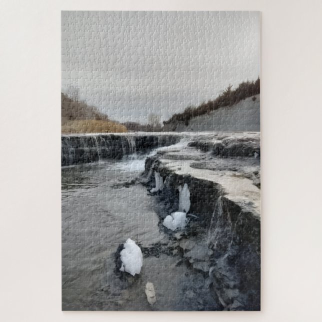 Winterlandschaft im Indian Rock Park (Vertikal)