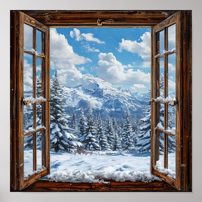 Winterlandschaft in Fake Poster (Vorne)
