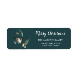 Winterlandschaft | Ivory Magnolia Address Label