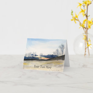 Winterlandschaft Karte