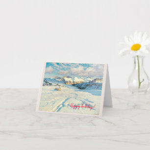 Winterlandschaft Karte