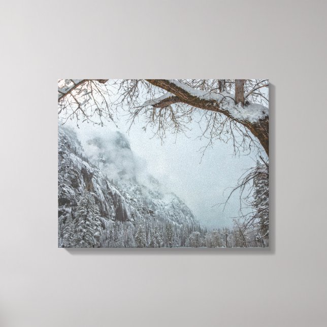 Winterlandschaft Leinwanddruck (Vorderseite)