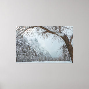 Winterlandschaft Leinwanddruck