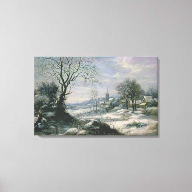 Winterlandschaft Leinwanddruck (Vorderseite)