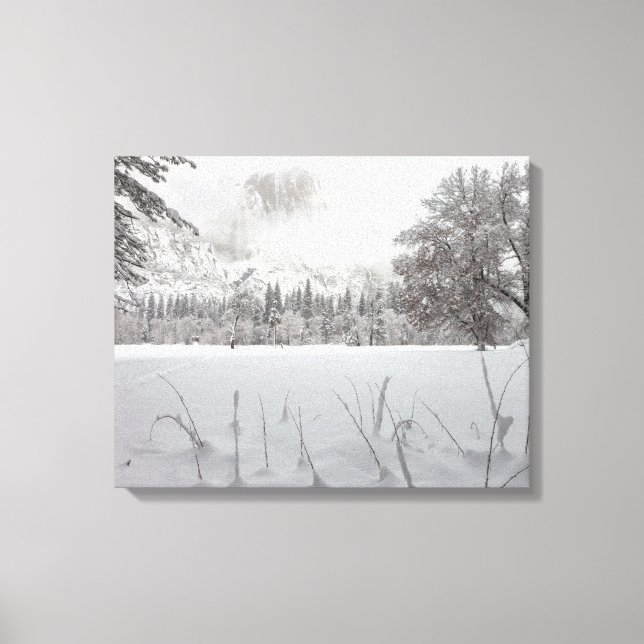 Winterlandschaft Leinwanddruck (Vorderseite)