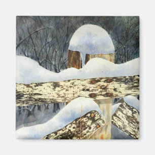 Winterlandschaft Magnet