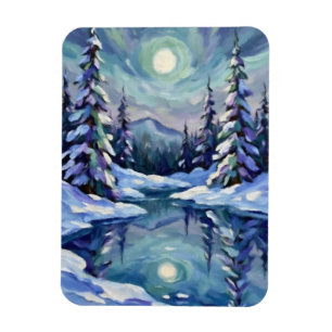 Winterlandschaft Magnet