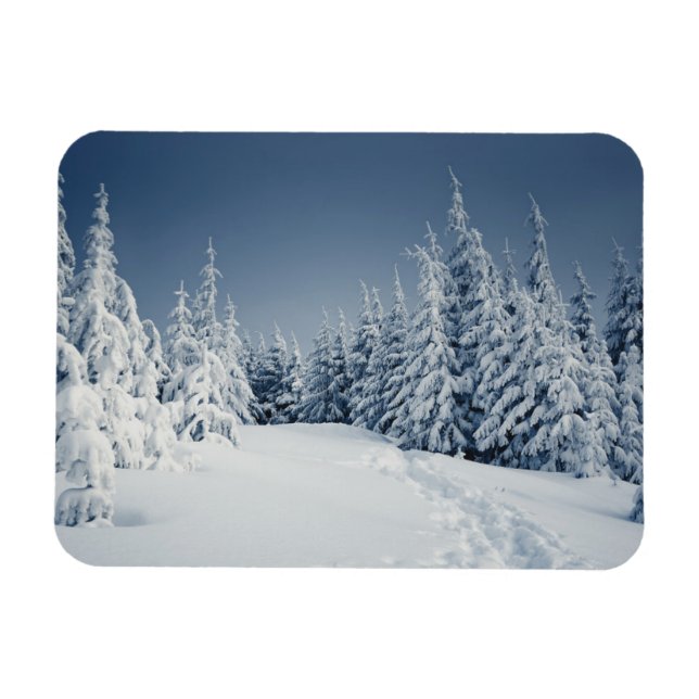 Winterlandschaft Magnet (Horizontal)