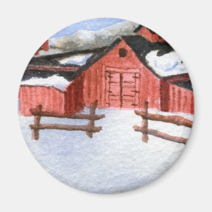 Winterlandschaft Magnet